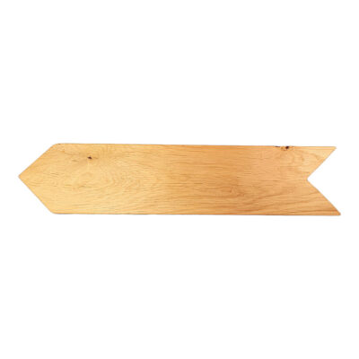 Chevron Wegweiserschild Schild aus Eiche Holzschild Eichenholz