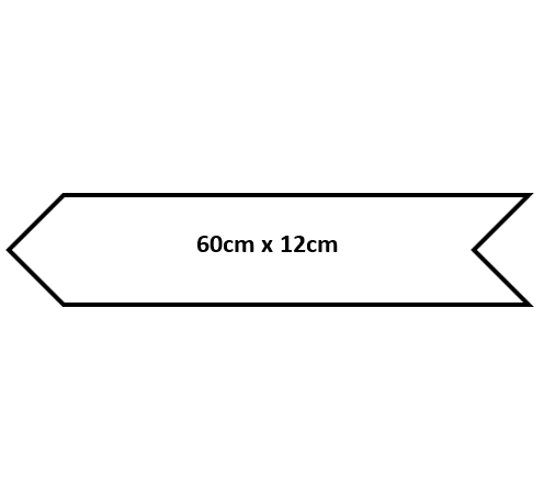 Holzschild Rohling aus Eichenholz - Chevron – Bild 4