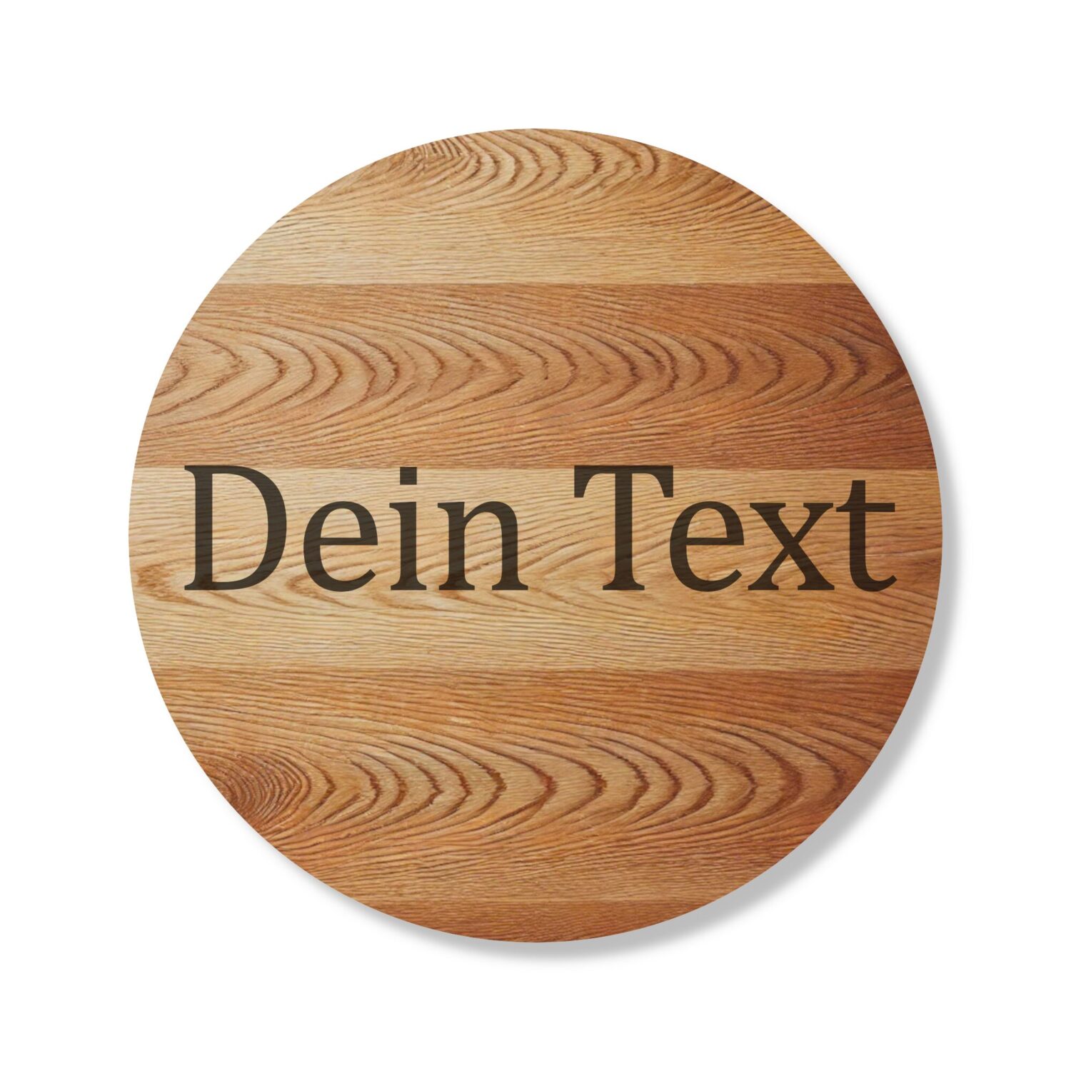 Namensschild Personalisierbar aus Holz Eichenholz Eiche rustikal