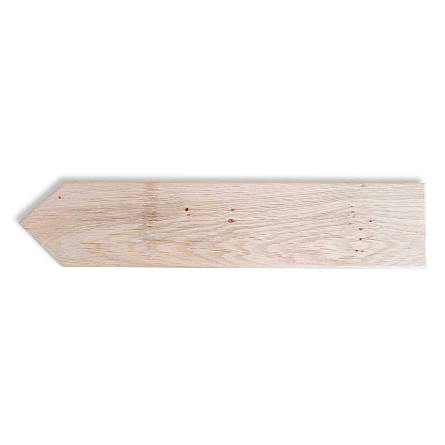 Holzschild aus Eiche Pfeilschild Wegweiser Schild Chevron zum Gravieren Lasergravur