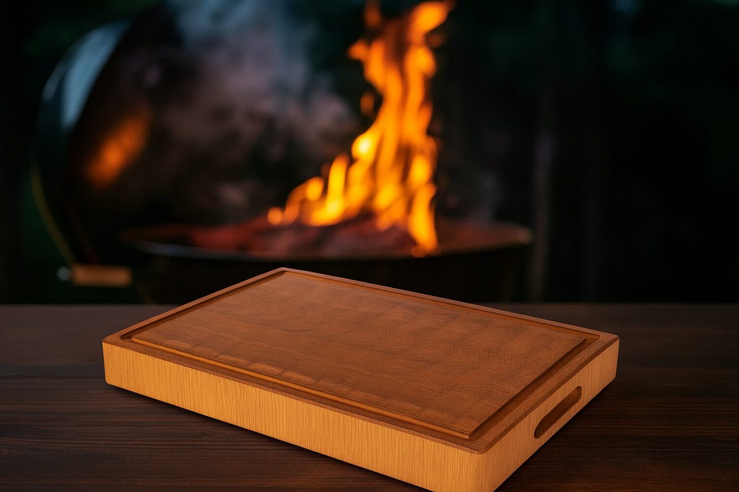 Stirnholzbrett, Schneidebrett Eiche, Holzbrett Eiche, BBQ Brett, Grillbrett Holz, Schneidebrett mit Saftrille, Schneidebrett mit Griffmulden, Schneidebrett massiv, Schneidebrett personalisiert, Schneidebrett Geschenk, Stirnholz Schneidebrett, Schneidebrett Weihnachten, Küchenbrett Holz, Eichenholzbrett, Schneidebrett Handarbeit, Cravt Brett, Schneidebrett rustikal, Schneidebrett langlebig, Schneidebrett regional