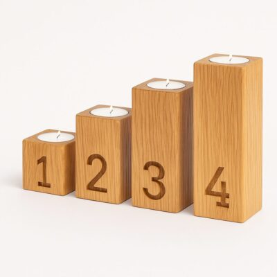 Adventskerzenhalter Eiche, Advent Deko Holz, Weihnachtsdeko Eiche, Teelichthalter Advent, Holzdeko Weihnachten, Adventskerzenständer rustikal, Adventsdeko aus Holz, Adventslichter Holz, nachhaltige Weihnachtsdeko, Adventskerzenhalter aus Massivholz, Eichenholz Adventsdeko, Adventsdeko modern Holz, rustikaler Adventslichthalter, Adventsblock Holz, Kerzenständer Eiche Weihnachten, Adventslichter aus Holz, Tischdeko Advent Holz, Fensterbankdeko Advent Holz, Adventskerzenhalter massiv, Weihnachtskerzenhalter Eiche