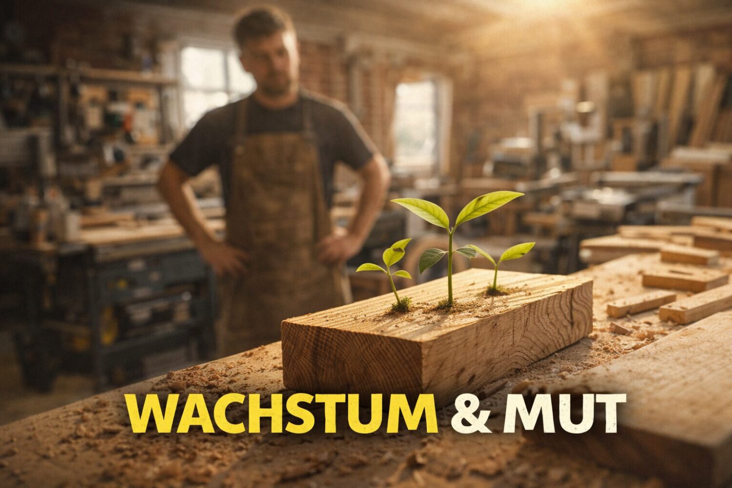 Gedanken am Sonntag, Mut haben im Leben, Selbstverwirklichung, aus dem Hamsterrad ausbrechen, gegen den Strom schwimmen, Mut zur Selbstständigkeit, Lebenssinn finden, eigene Wege gehen, Idealismus leben, Nachhaltig leben, Holzmanufaktur Deutschland, Selbstständig im Handwerk, Vision leben, persönliche Entwicklung, Mindset verändern, Träume verwirklichen, Handwerk Leidenschaft, mutige Menschen, neue Wege gehen