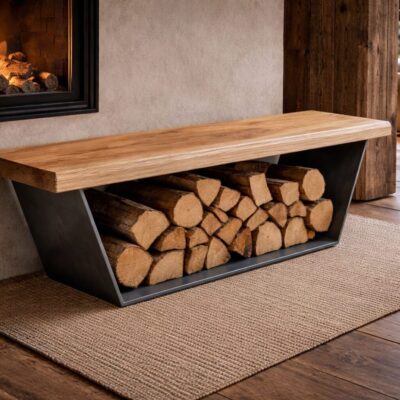 Kaminbank aus Eiche, Kaminbank Holz Stahl, Sitzbank Eiche Industrial, Sitzbank aus Eichenbohle, Kaminholzbank Eichenholz, Bank für Kaminholz, Kaminbank Industrial Design, Holzbank mit Stahlgestell, Massivholz Sitzbank Industrial, Sitzbank vor Kamin, Bank mit Holzlager, Kaminbank modern rustikal, Eichenholz Bank handgefertigt, Sitzbank Wohnzimmer Industrial, Flurbank Eiche Stahl, Kaminbank Landhausstil modern, Kaminbank aus Massivholz, Bank mit Stauraum für Brennholz, Kaminmöbel Holz Stahl, Sitzbank minimalistisch Industrial, Design Kaminbank Holz, Wohnbank Eiche massiv, Ofenbank Holz Stahl, Bank neben Kaminofen, Kaminbank Maßanfertigung, Sitzbank Manufaktur Deutschland, nachhaltige Sitzbank Holz, handgemachte Holzbank, Eichenholz Möbel Industrial Stil, oak bench industrial steel, fireplace bench oak steel, firewood storage bench, solid oak bench industrial, modern rustic fireplace bench, handmade oak bench Germany
