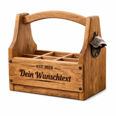 Bierträger Holz, Sixpack Träger Eiche, Männergeschenk Holz, Bierträger mit Gravur, Bier Geschenk Mann, Flaschenträger Holz, Vatertagsgeschenk, Grill Geschenk Männer, Bierkiste aus Holz, personalisierter Bierträger, Männerhandtasche Holz, Geschenkidee Sommer, Geschenk für Bierliebhaber, rustikales Männergeschenk, Biertransport Holz
