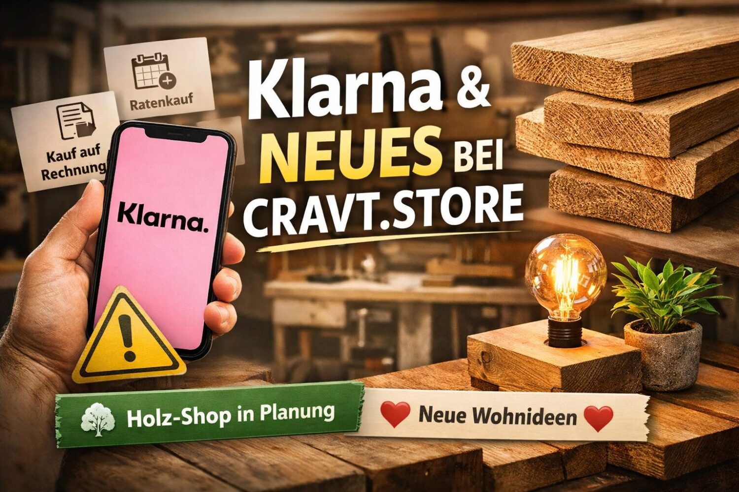 Zwischen Werkbank, Versandtischen und neuen Ideen für die Zukunft haben wir an mehreren Stellschrauben gleichzeitig gedreht. Ein wichtiges Thema dabei: Bezahlen mit Klarna