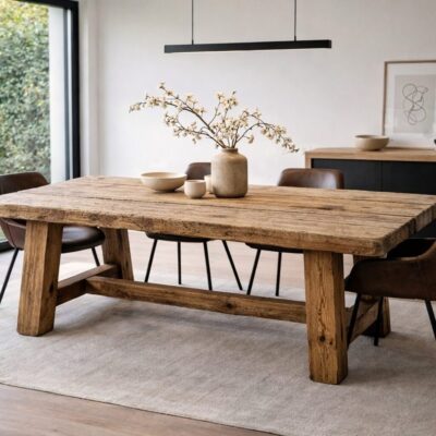 esstisch aus eichenholz, esstisch massivholz, altholz esstisch, eichenbalken tisch, rustikaler holztisch, esstisch landhausstil, esstisch loft stil, esstisch industrial holz, esstisch vintage holz, massivholztisch handgemacht, esstisch upcycling, nachhaltiger esstisch, esstisch aus alten balken, eichenholz esstisch, esstisch naturholz, esstisch unbehandelt, esstisch gebürstet, esstisch satiniert, esstisch handarbeit, esstisch unikate