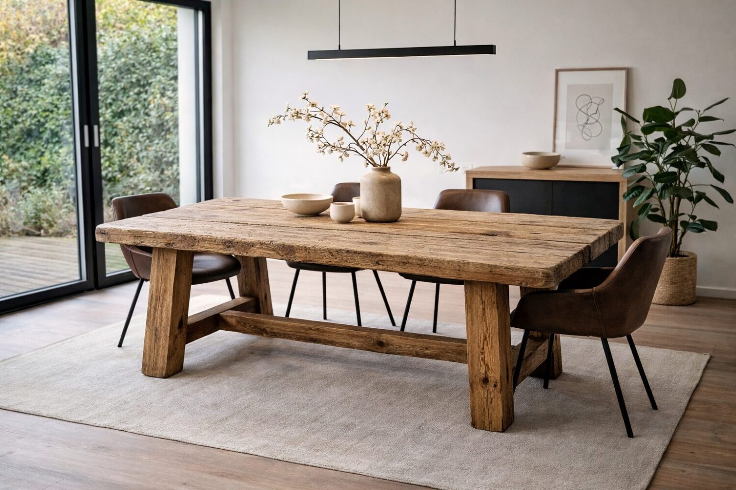 esstisch aus eichenholz, esstisch massivholz, altholz esstisch, eichenbalken tisch, rustikaler holztisch, esstisch landhausstil, esstisch loft stil, esstisch industrial holz, esstisch vintage holz, massivholztisch handgemacht, esstisch upcycling, nachhaltiger esstisch, esstisch aus alten balken, eichenholz esstisch, esstisch naturholz, esstisch unbehandelt, esstisch gebürstet, esstisch satiniert, esstisch handarbeit, esstisch unikate