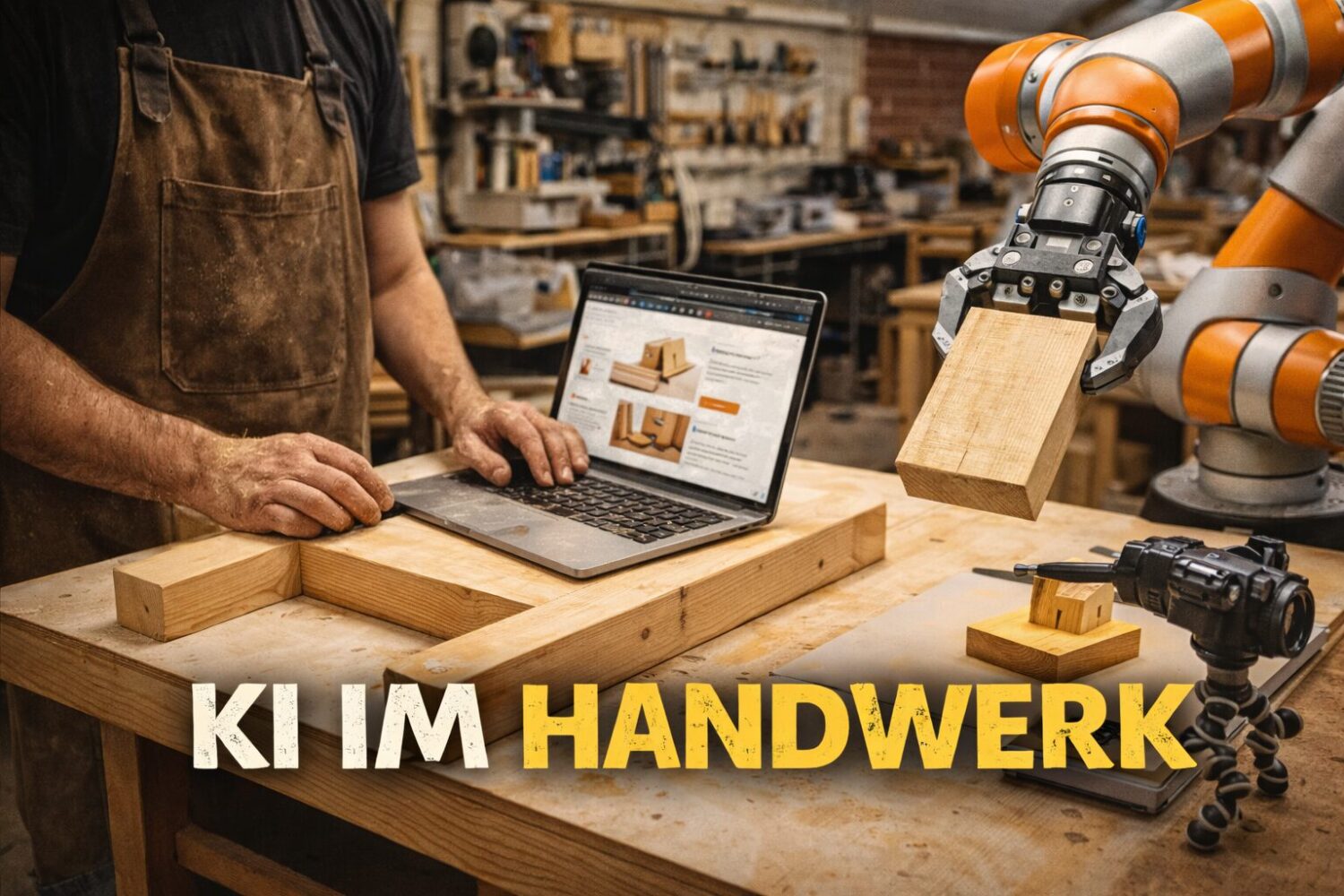 KI im Handwerk SEO Onlineshop Handmade Kunsthandwerk AI KI ChatGPT Automatisierung Automation Wenig Zeit, cravt.phnx.dev cravtstore Cravtboard Maker