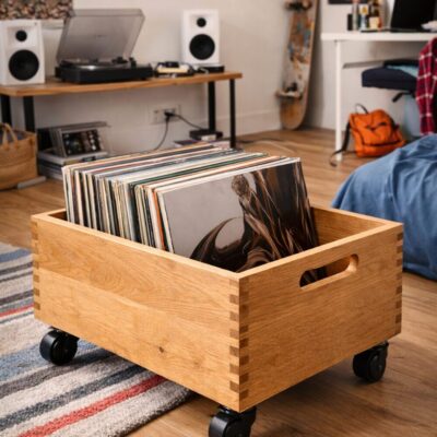 Schallplatten Wagen, Vinyl Wagen, Vinyl Aufbewahrung, Schallplatten Kiste, Vinyl Kiste Holz, Schallplatten Möbel, Vinyl Möbel, Plattenwagen, Vinyl Storage, Schallplatten Box, Vinyl Box, Vinyl Aufbewahrung Holz, Schallplatten Wagen Holz