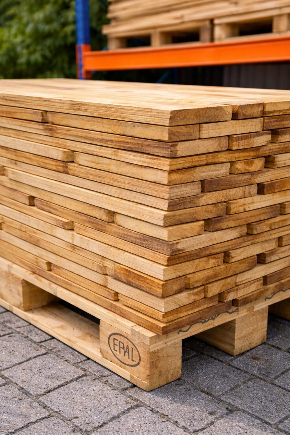 Eichenbretter Schnittklasse B | 20 m² Palette aus deutschem Eichenholz 28 mm – Bild 2