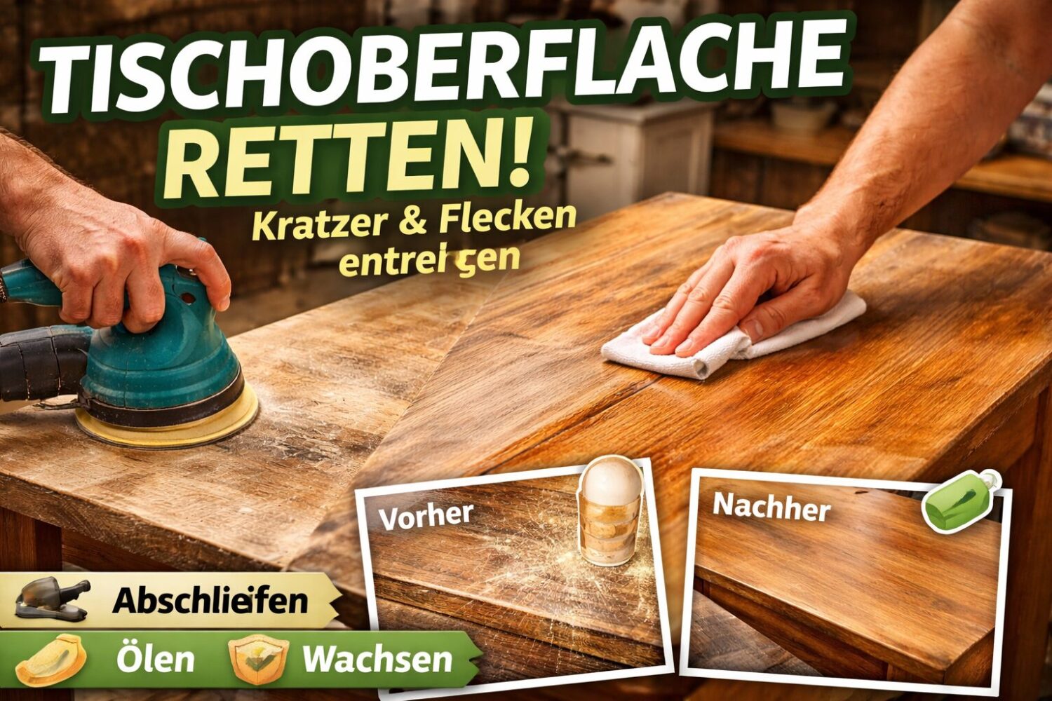 tischoberfläche reparieren, holztisch kratzer entfernen, tisch abschleifen anleitung, holztisch neu ölen, holztisch wachsen diy, tischplatte aufarbeiten, beschädigte tischoberfläche reparieren, holz möbel schleifen und ölen, diy holztisch reparieren, kratzer im holztisch entfernen, tisch renovieren holz, tischoberfläche pflegen, holztisch reparatur ratgeber, massiver holztisch pflege, tisch neu behandeln öl wachs