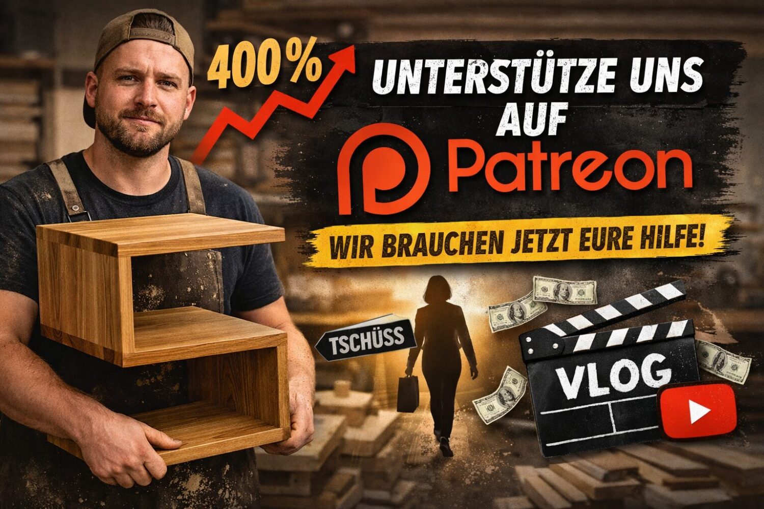 holzdeko shop, eichenholz möbel handarbeit, startup deutschland handwerk, patreon creator unterstützen, kleine unternehmen unterstützen, nachhaltige holzprodukte kaufen, holz beistelltisch eiche, handgemachte möbel deutschland, werkstatt einblicke vlog, youtube vlog handwerk, startup wachstum erfahrung, investition startup deutschland, handmade business deutschland, regionales holz kaufen, holzprodukte online shop, ecommerce handwerk, kleine marken unterstützen, patreon community vorteile, behind the scenes werkstatt, holzdesign inspiration, nachhaltige möbel eiche, personalisierte holzprodukte, laser gravur holz, startup alltag vlog, unternehmer leben deutschland, handwerk modern deutschland, kleine werkstatt startup, möbel aus eiche massiv, beistelltisch handgemacht, patreon support creator, content creator unterstützung, vlog handwerk deutschland, startup probleme lösungen, wachstum kleine firma, shop mit handarbeit, holz möbel trend 2026, nachhaltige produktion holz, deutsche handwerkskunst online, holz geschenke personalisiert, eichenholz deko ideen, werkstatt vlog deutsch, handmade ecommerce shop, kleine unternehmen fördern, holzprodukte nachhaltig kaufen, startup hinter den kulissen, patreon creator deutschland, youtube handwerk kanal, werkstatt alltag video, handmade brand story, holz design shop online