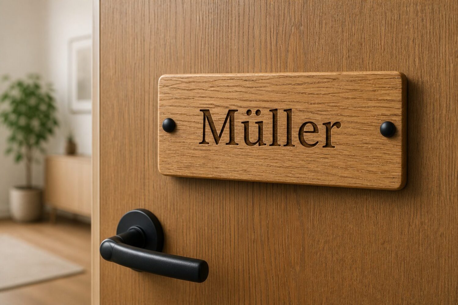 türschild holz, holz türschild personalisiert, türschild gravur, türschild eiche, türschild buche, türschild esche, türschild nussbaum, holzschild tür, personalisiertes türschild, türschild 20x10 cm, türschild name, türschild wohnung, türschild haus, türschild büro, türschild bad, türschild küche, türschild praxis, türschild hotel, türschild ferienwohnung, türschild graviert, holzschild gravur, türschild individuell, türschild mit name