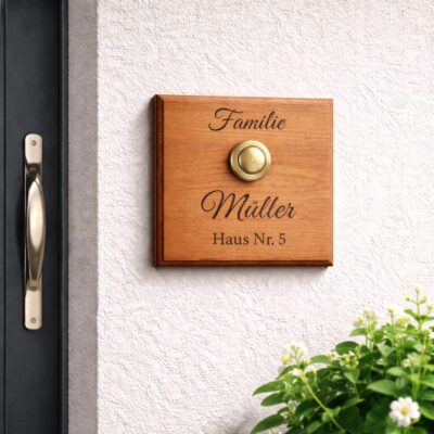 klingelschild, klingelschild eiche, klingelschild holz, klingelschild massivholz, klingelschild personalisiert, hausklingel schild, türklingel schild, klingelschild mit knopf, klingelschild messing, eiche klingelschild, klingel schild haus, graviertes klingelschild, personalisierte hausklingel, haustür klingelschild, namensschild klingel, holz klingelschild modern, rustikales klingelschild, quadratisches klingelschild, klingelschild naturholz