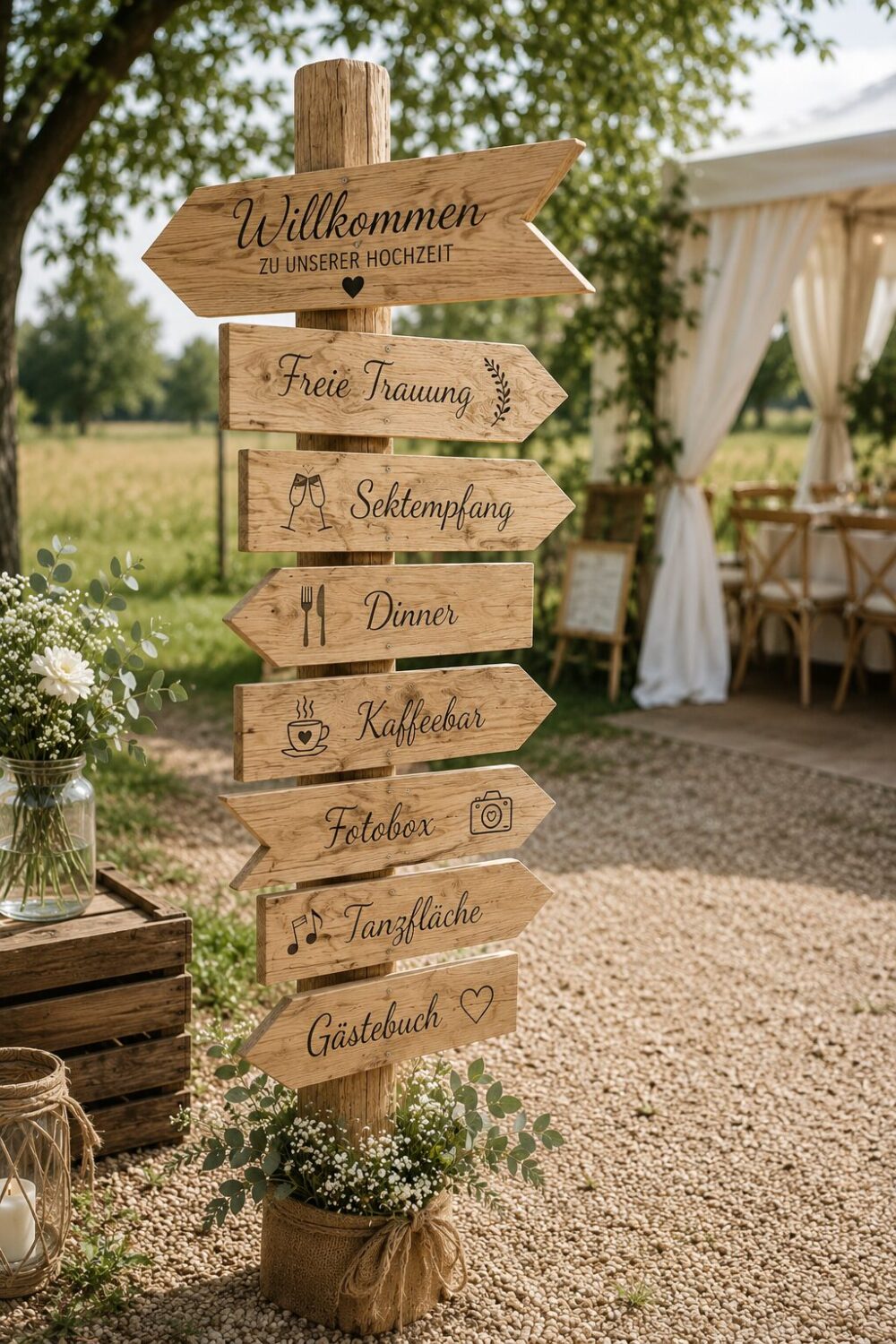 Hochzeits Wegweiser, Wegweiser Hochzeit Holz, Hochzeitsschilder Eiche, personalisierte Hochzeitsschilder, rustikale Hochzeit Deko, Boho Hochzeit Wegweiser, Vintage Hochzeit Schild, Wegweiser aus Holz, Eichenholz Wegweiser, Hochzeit Schild personalisiert, freie Trauung Deko, Gartenhochzeit Deko, Wedding Sign Holz, Hochzeitsdeko Landhausstil, rustikale Hochzeitsschilder, Holzschild Hochzeit, Wegweiser mit Pfahl, Hochzeit Wegweiser personalisiert, Wedding Direction Sign