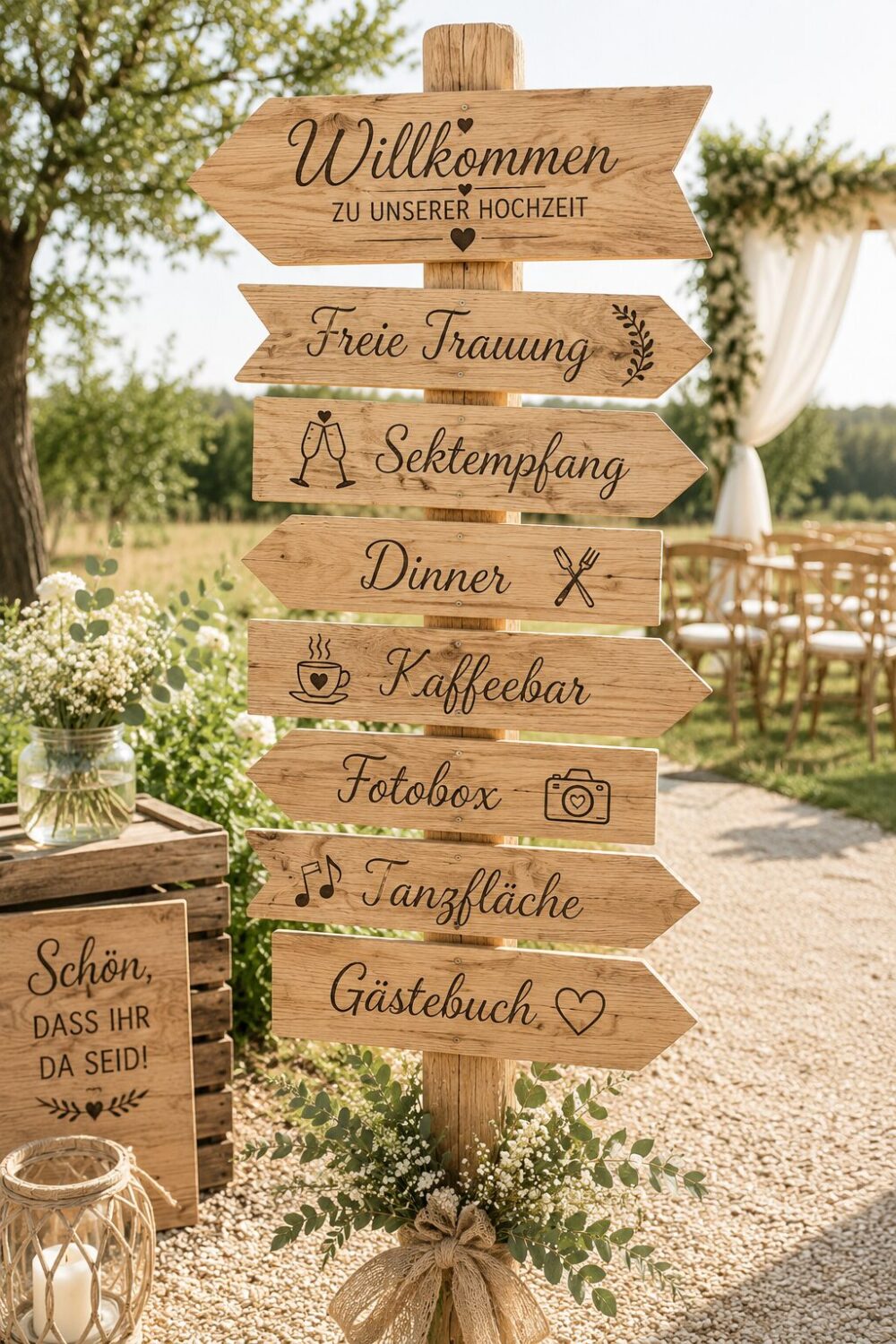 Hochzeits Wegweiser, Wegweiser Hochzeit Holz, Hochzeitsschilder Eiche, personalisierte Hochzeitsschilder, rustikale Hochzeit Deko, Boho Hochzeit Wegweiser, Vintage Hochzeit Schild, Wegweiser aus Holz, Eichenholz Wegweiser, Hochzeit Schild personalisiert, freie Trauung Deko, Gartenhochzeit Deko, Wedding Sign Holz, Hochzeitsdeko Landhausstil, rustikale Hochzeitsschilder, Holzschild Hochzeit, Wegweiser mit Pfahl, Hochzeit Wegweiser personalisiert, Wedding Direction Sign